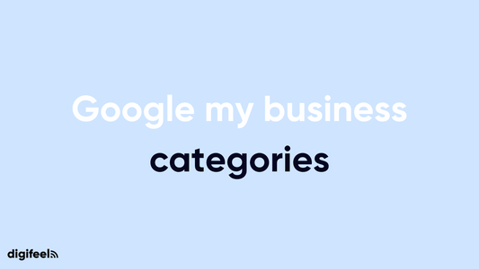 Google my business categories